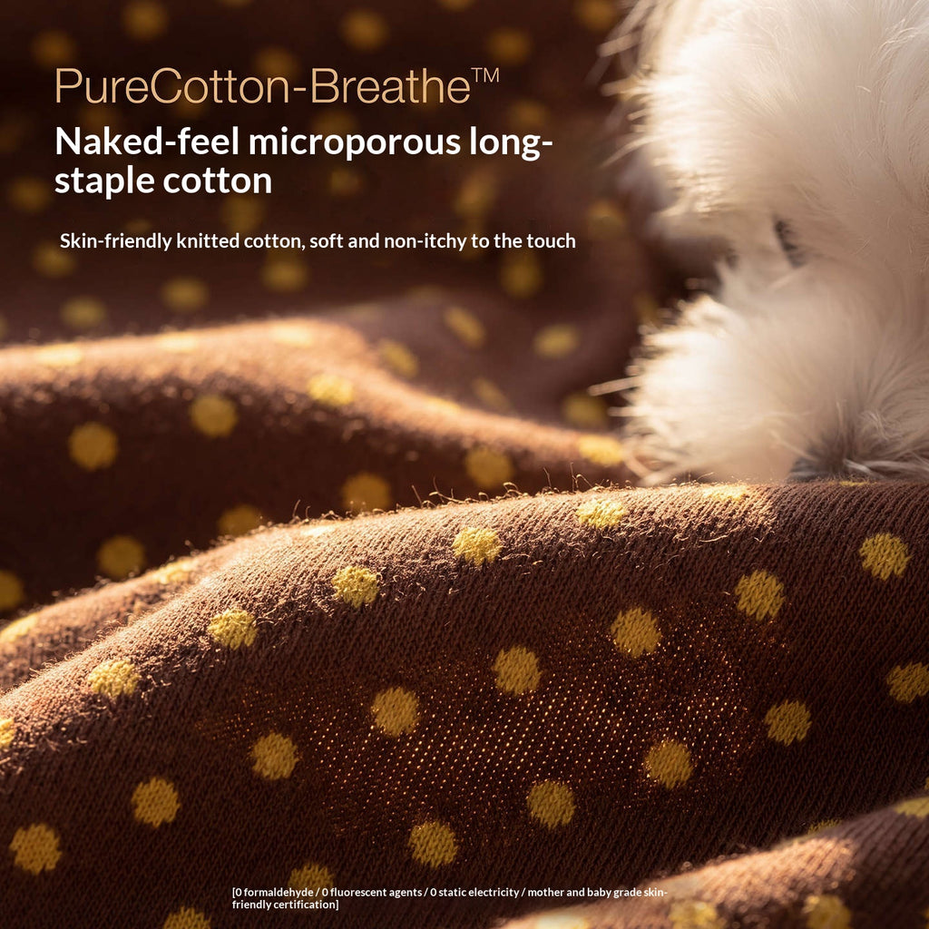 Polka-Dot Dog Harness Belly Wrap