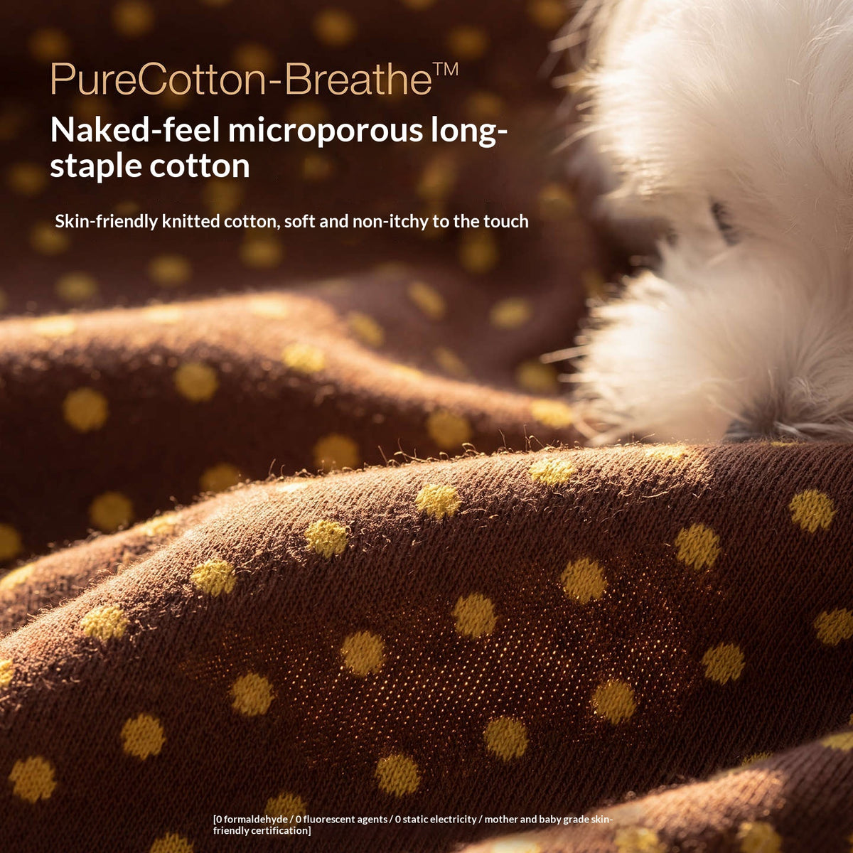 Polka-Dot Dog Harness Belly Wrap