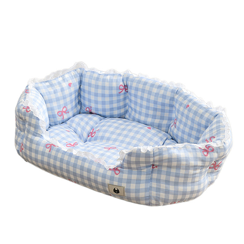 All-Season Semi-Enclosed Small Dog Bed