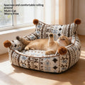 Detachable And Washable Pet Sofa Bed, Warm Winter Nest
