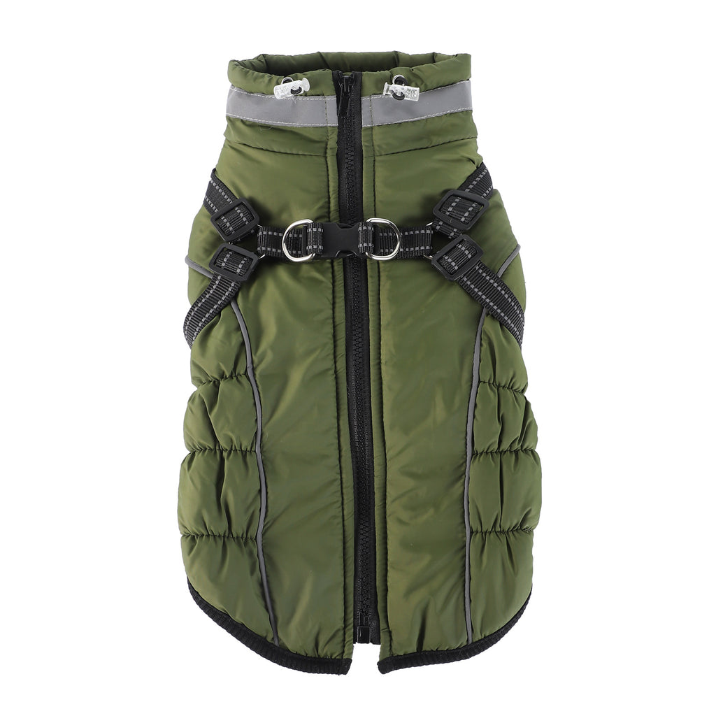 Warm Reflective Waterproof Fleece Pet Coat