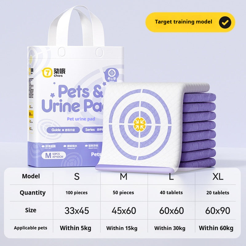 Pet Thickened Dog Pee Pads With Deodorizing Feature