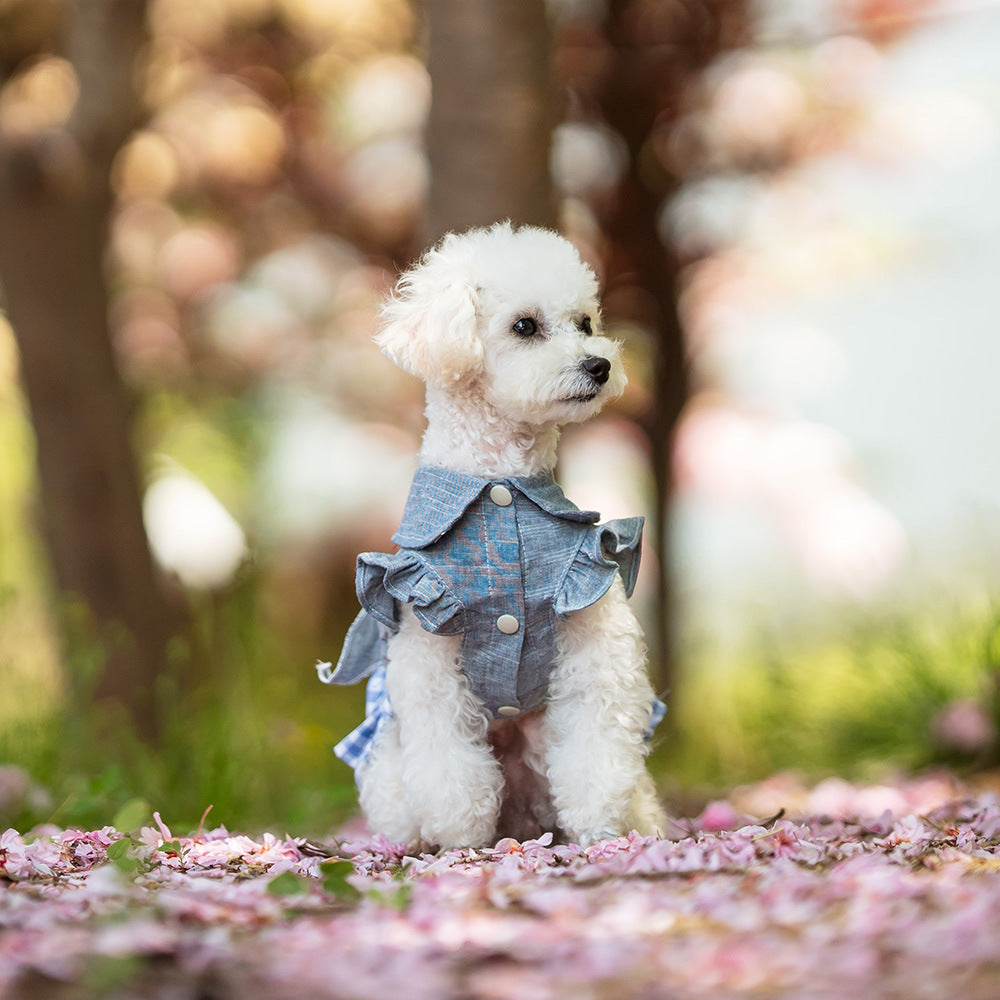 All-Season Thin Bow-Knot Pet Dress