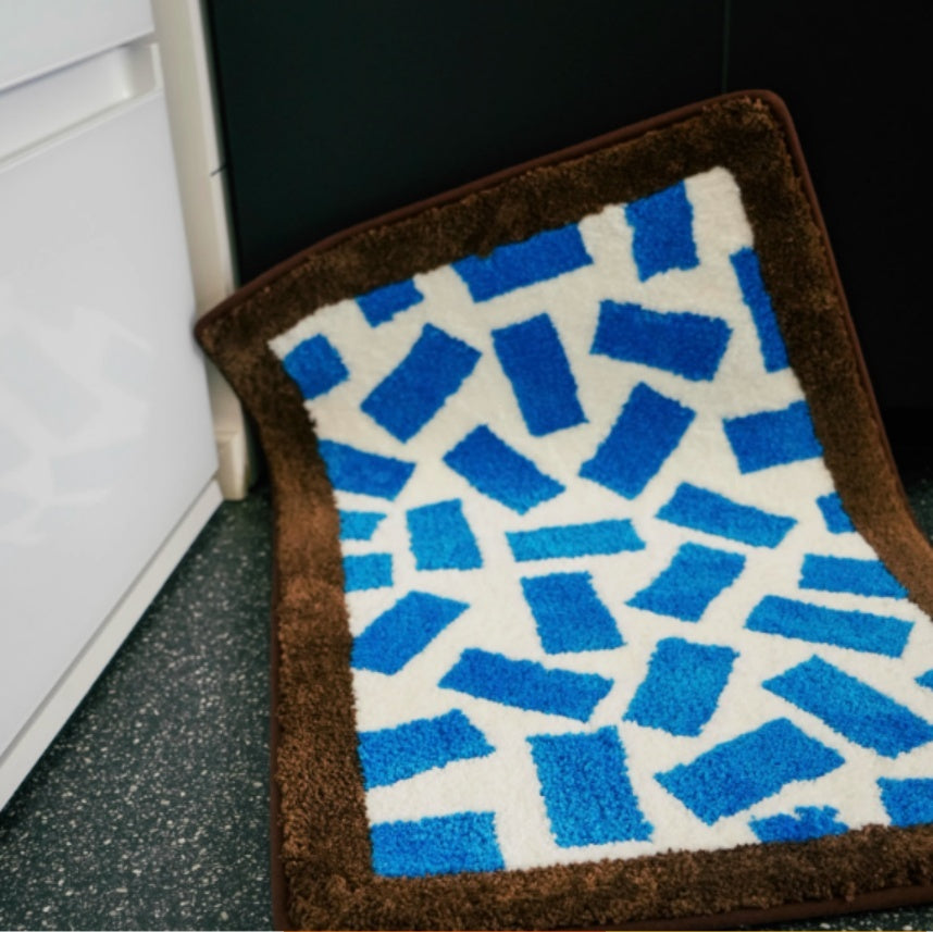 Color-Matching Square Tufted Household Carpet