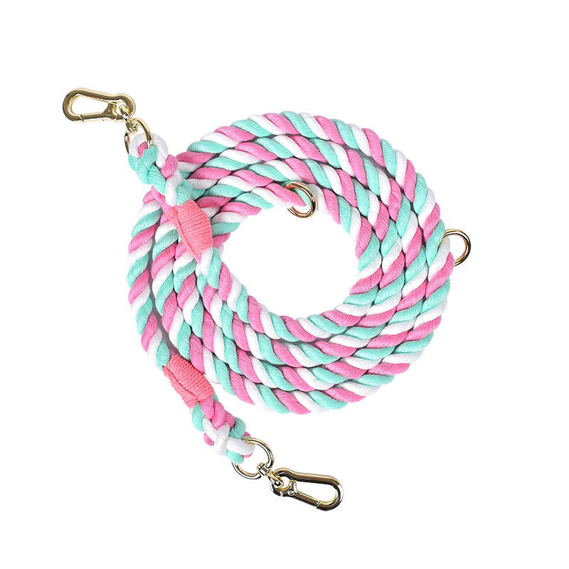 Multifunctional Braided Double-Ended Dog Leash