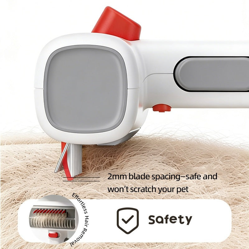 New Gravity 2-In-1 Knot-Untangling And Fur-Removing Comb