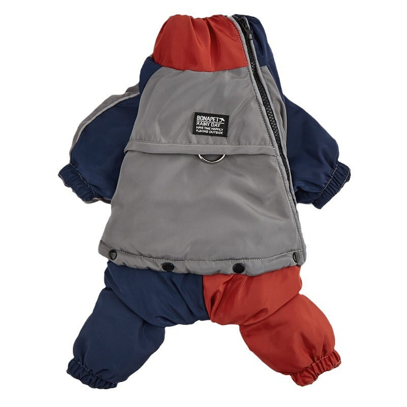 Warm Winter Cotton-Padded Large Dog Clothes