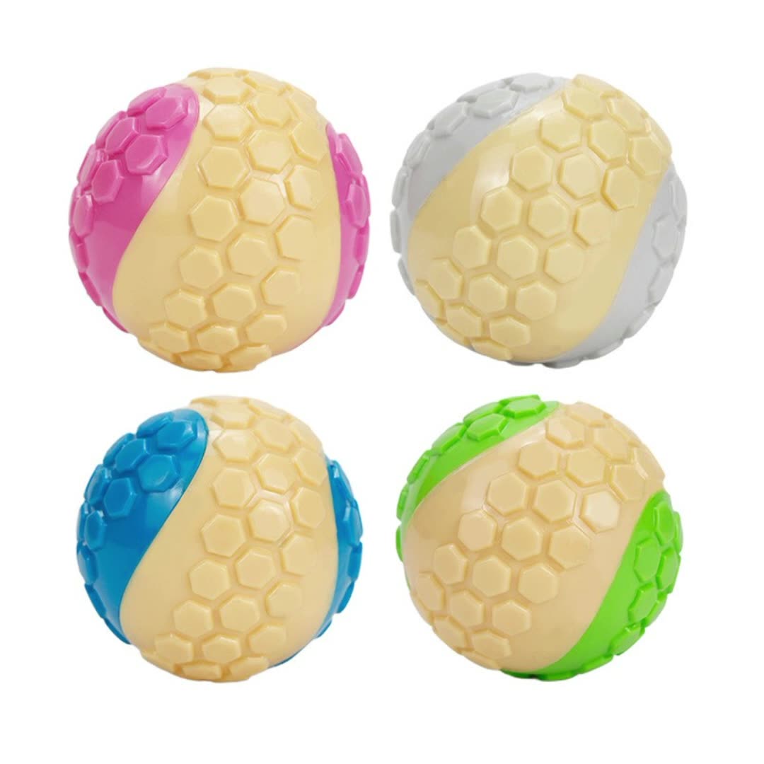 New Trp Ball Toy Plaid Molar Bite-Resistant Dog Toy Interactive Toy