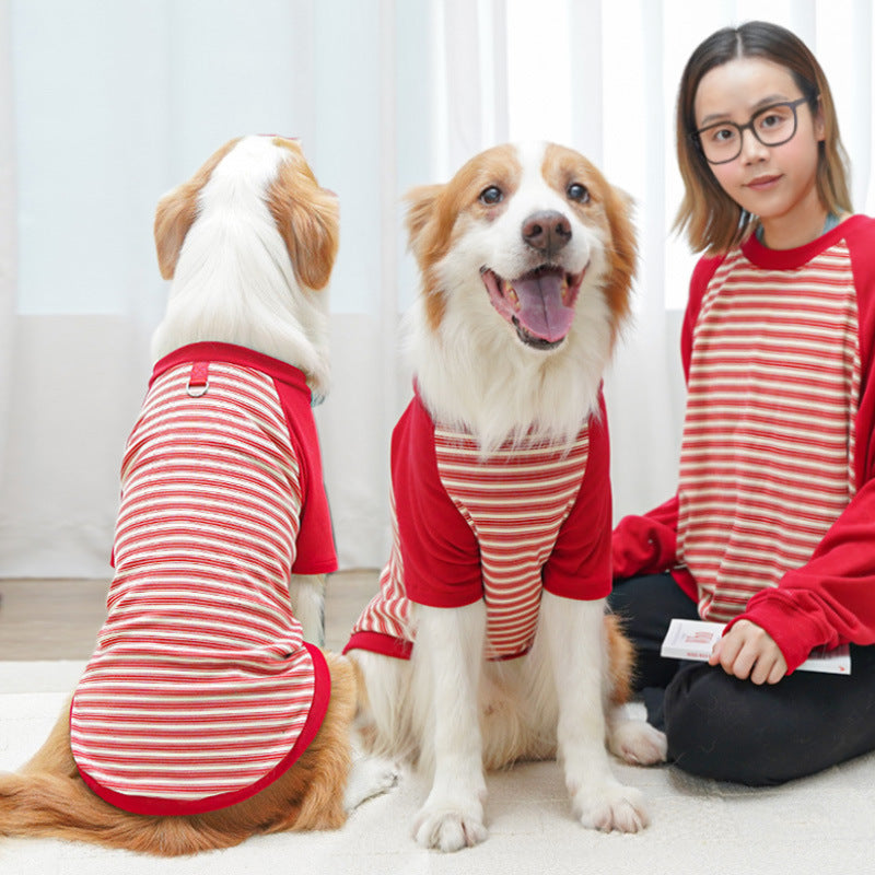 Striped Large Dog Undershirt