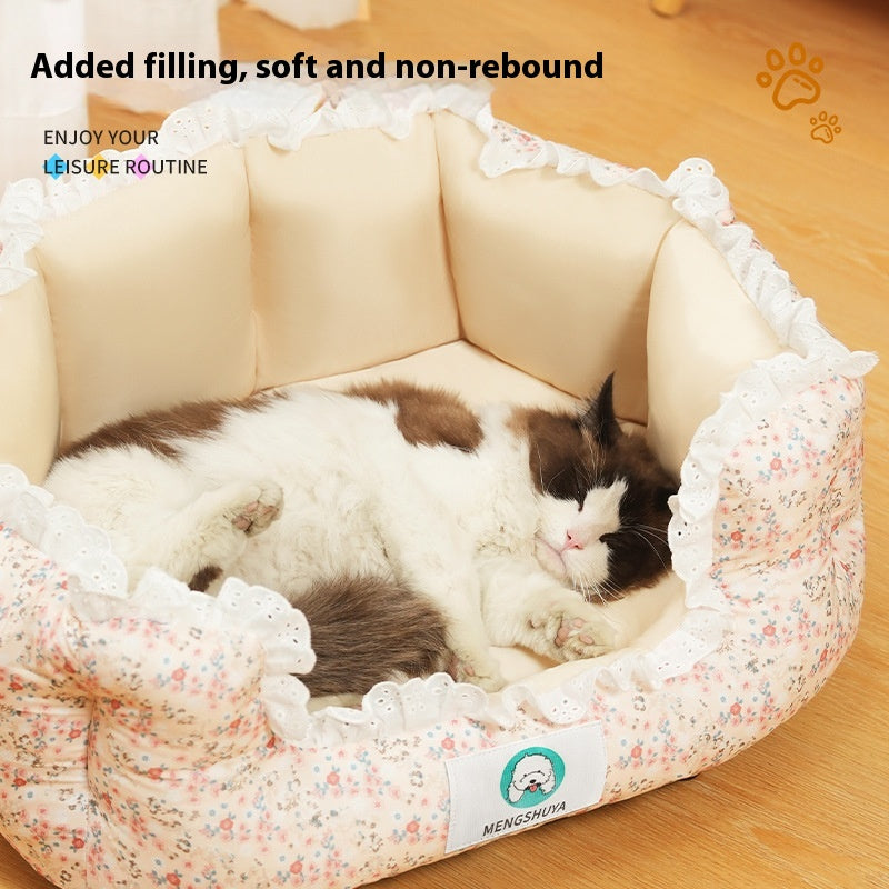 Lace Pet Cushion Mat Four Seasons Universal