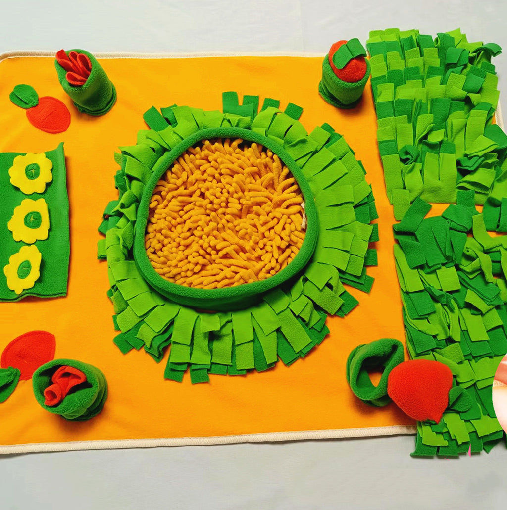 Fleece Pet Sniff Pad and Carrot