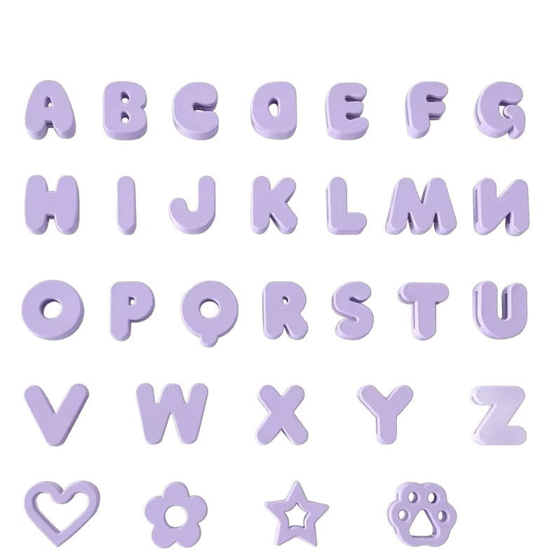 Pet Silicone Collar With Diy Letter And Rhinestone Accents, Adjustable