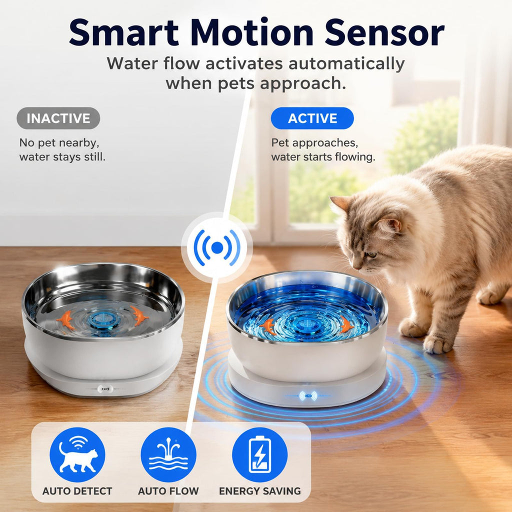 Smart 304 Stainless Steel Pet Water Fountain