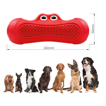 Vocal Rubber Rugby Dog Toy