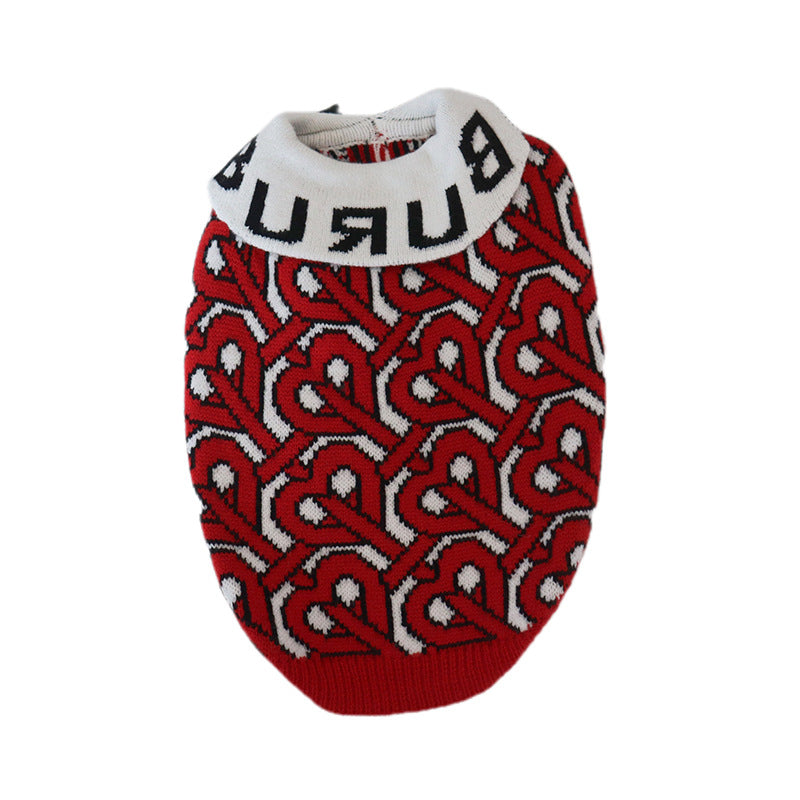 New Dog Clothes Pet Warm Sweater
