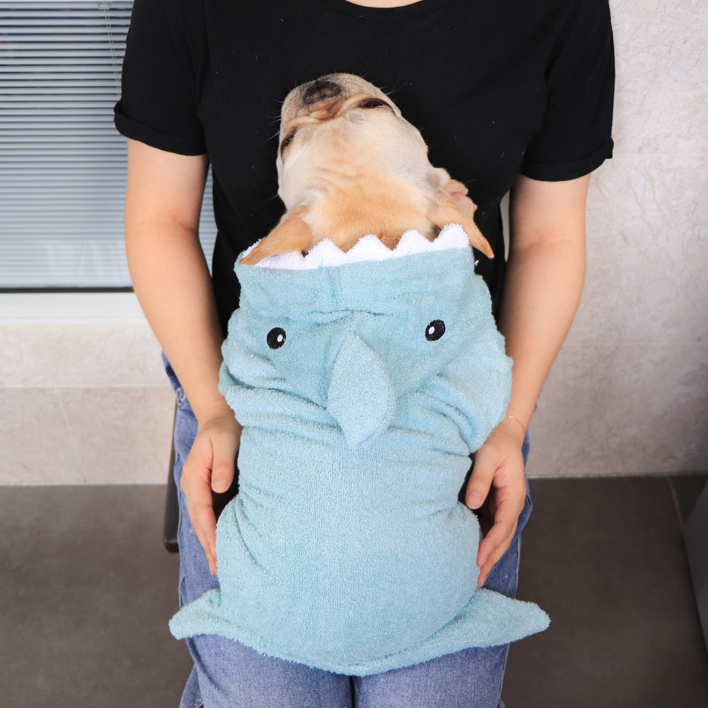 Quick-Dry Absorbent Dog Bathrobe Towel