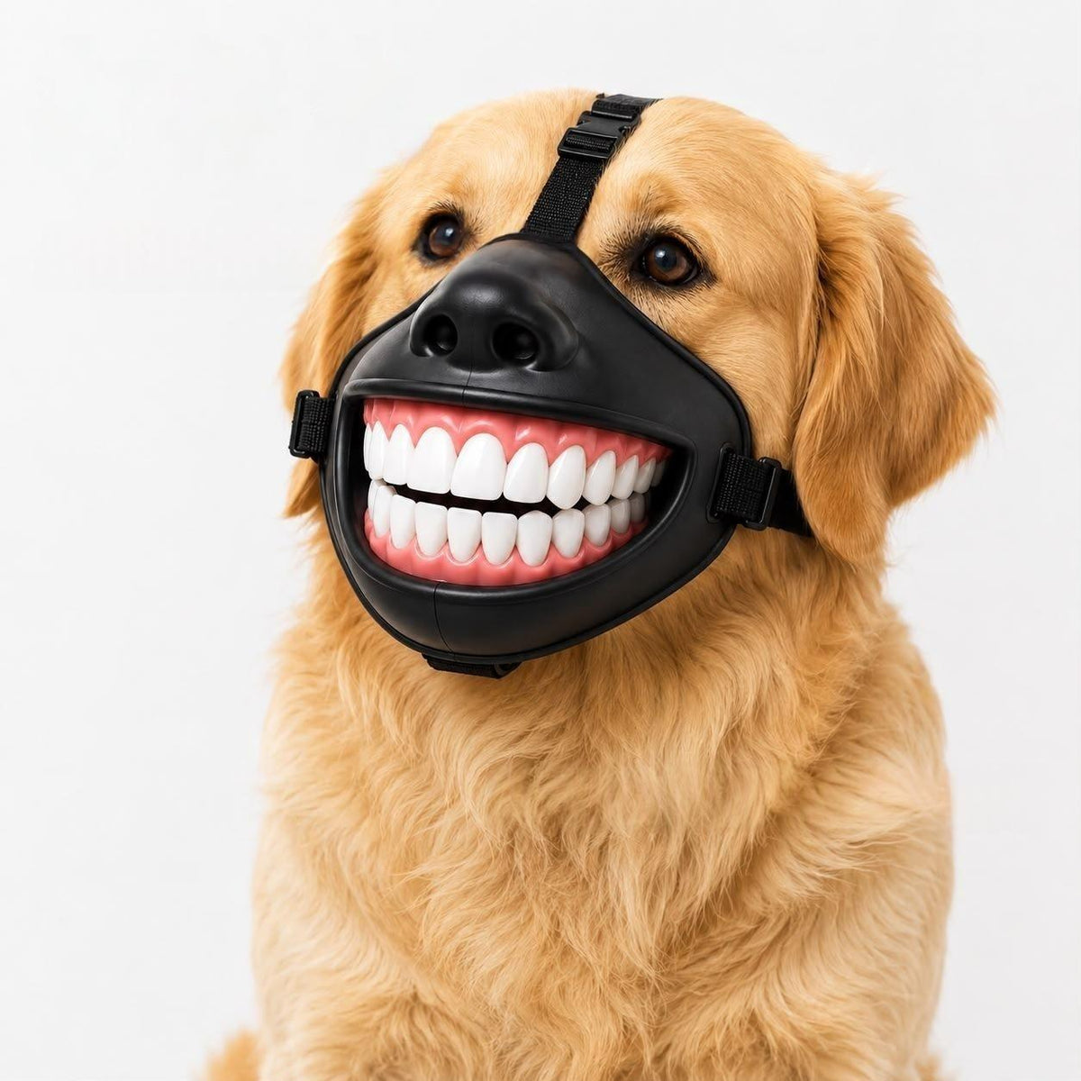 Funny Denture-Shaped Dog Mouth Cover