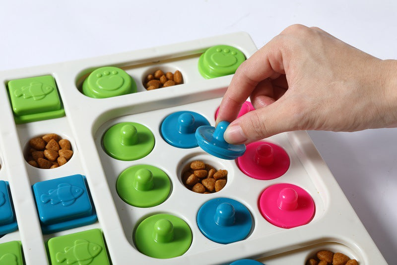 S-Shaped Square Pet Puzzle Toy Dog Snacks