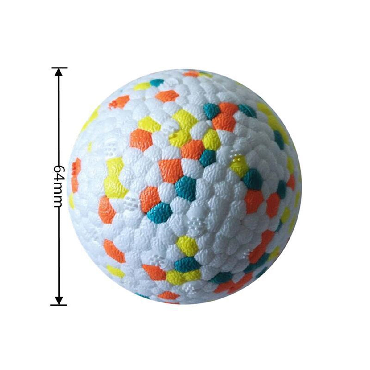 Durable Interactive Molar Chew Ball for Dogs