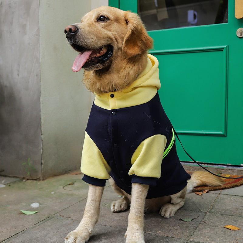 Large Dog Fleece Sweater With Pocket
