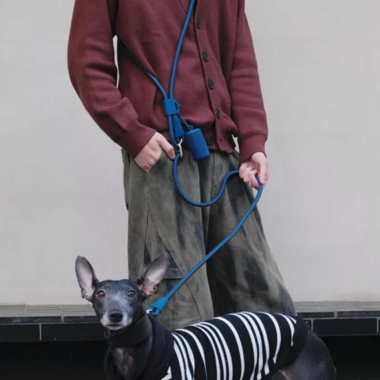 Pet Leash Hands-Free Cross-Body Waist-Worn Multi-Functional