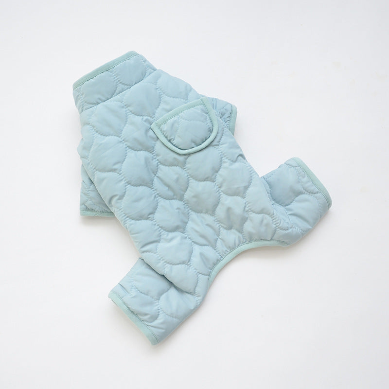 Pet Clothes Winter Clothing Warm Dog Four-Legged Cotton-Padded Clothes