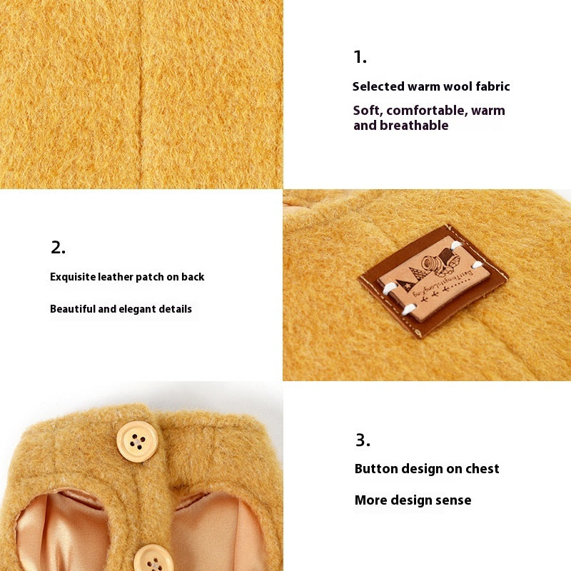 Autumn and Winter Small Dog Vest