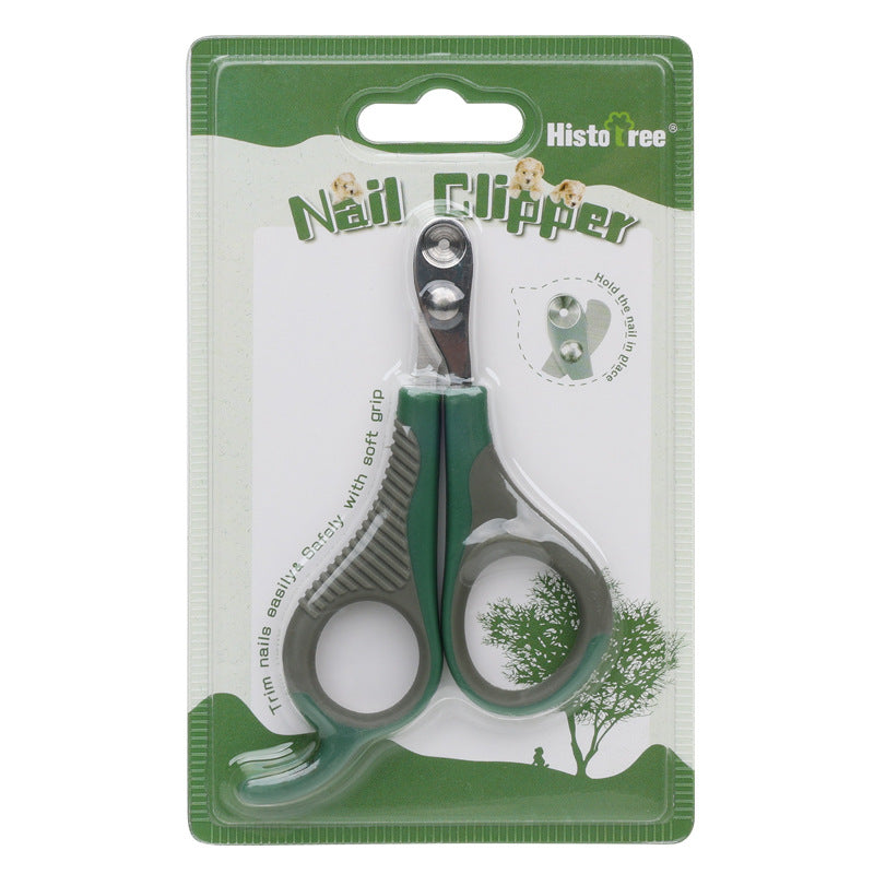 Portable Plastic Round Hole Dog Nail Clipper