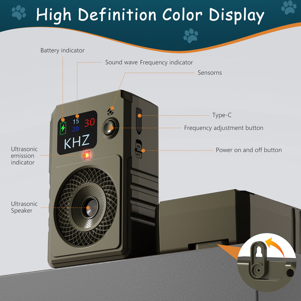 Ultrasonic Anti-Barking Device Model 801