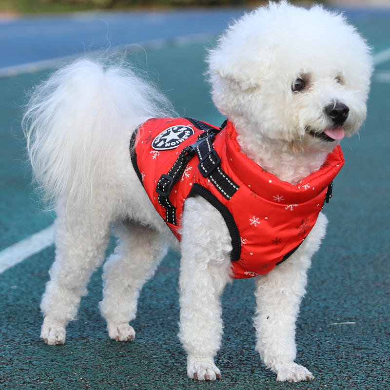 Warm Cotton Fleece Dog Coat