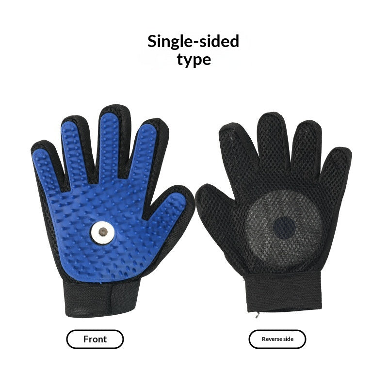 Hair Removal Glove Brush For Long-Haired Cats