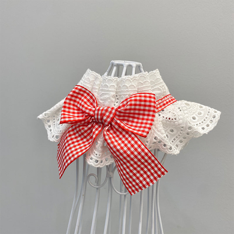Pet Bib With Bow Tie and Saliva Towel