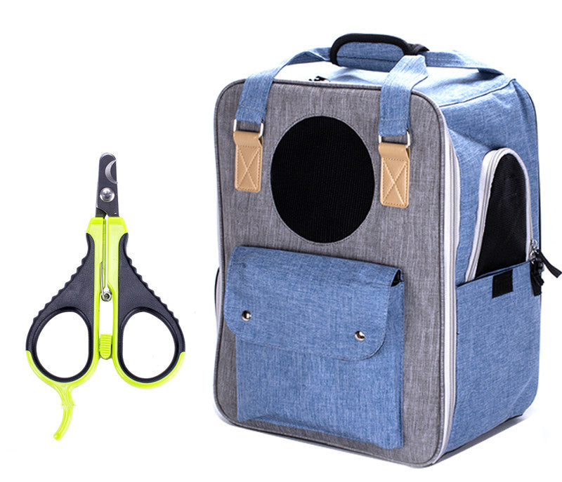 Outdoor Portable Summer Breathable Large-Capacity Canvas Backpack Space Capsule