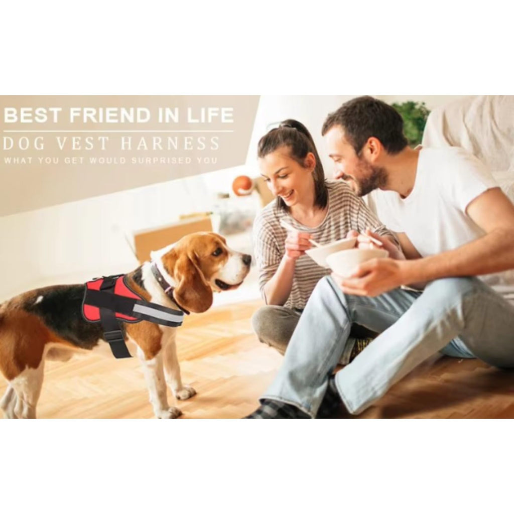 Breathable Reflective No-Pull Dog Harness with Handle