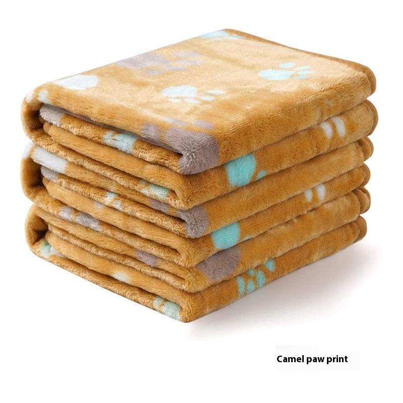Flannel Coral Fleece Pet Blanket