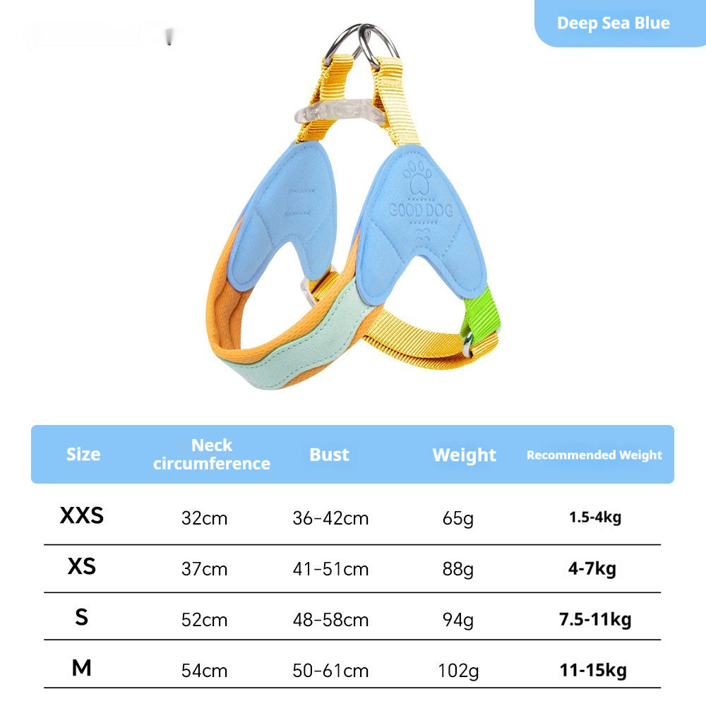 Vest-Style Dog Harness with Chest Strap