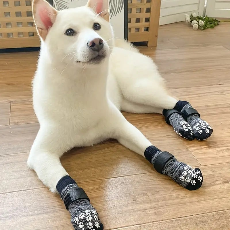 Dog Medium-Sized Dog Waterproof Anti-Drop Warm Indoor Pet Ankle Sock