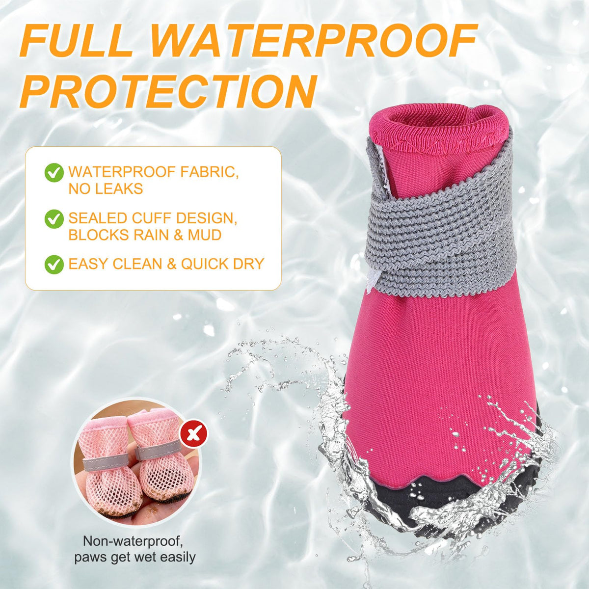 Breathable Anti-Slip Dog Boots For Small Dogs