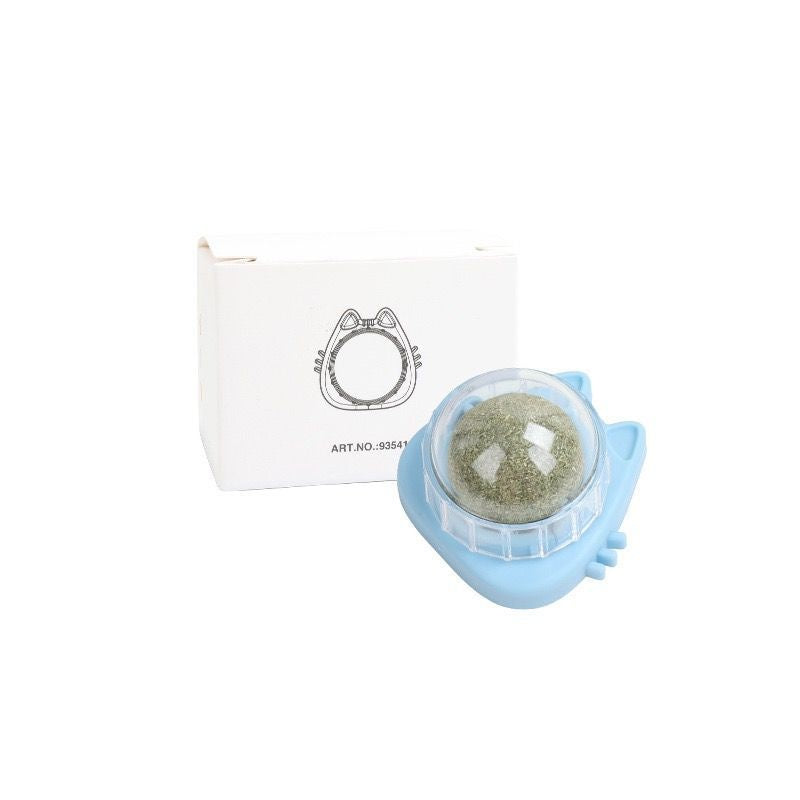 Rotating Catnip Ball Pet Toy