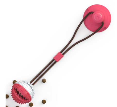 Suction Cup Dog Tug Chew Toy