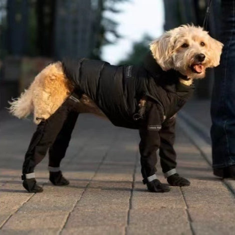 Waterproof Reflective Dog Shoes With Elastic Strap