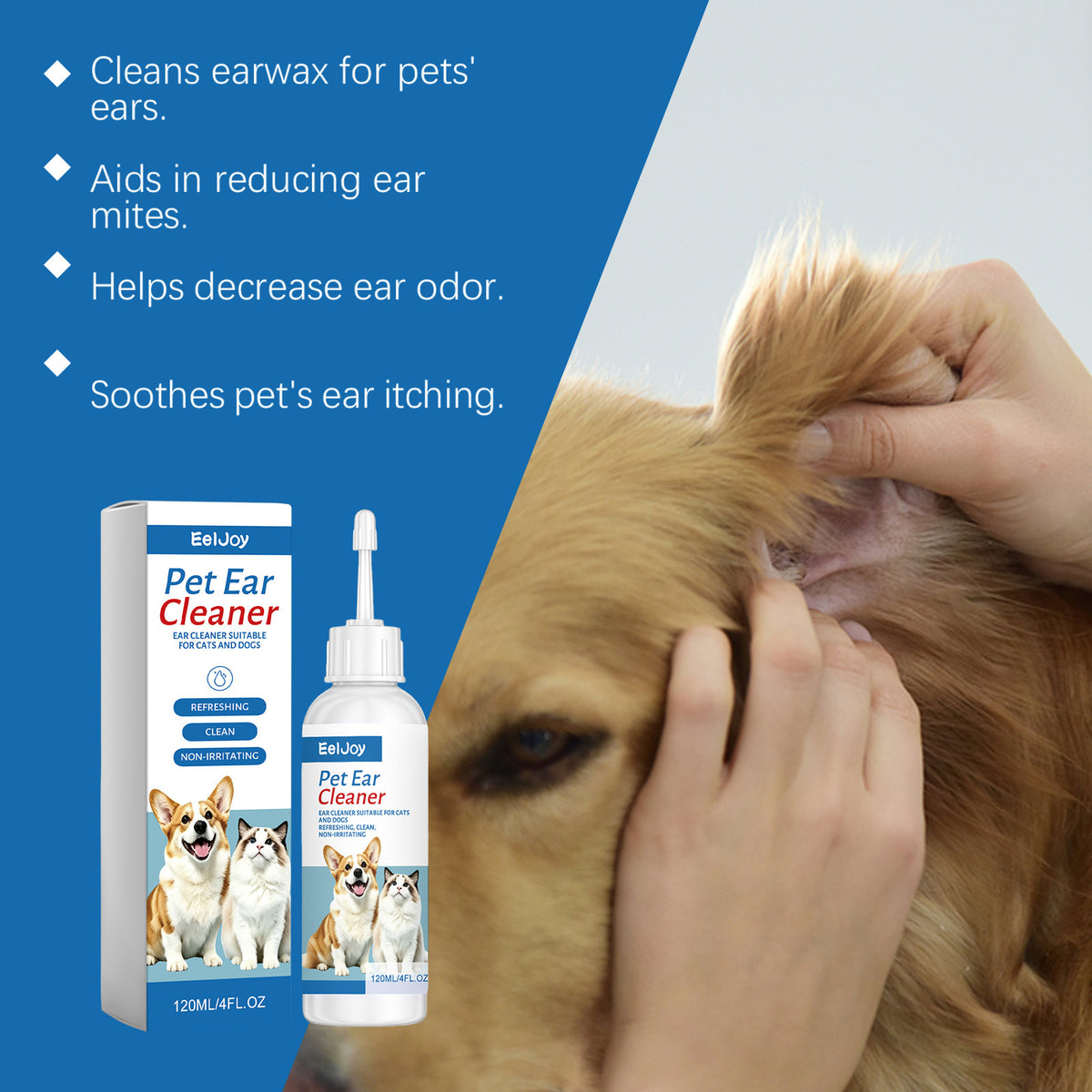 Gentle Ear Cleaner For Pets