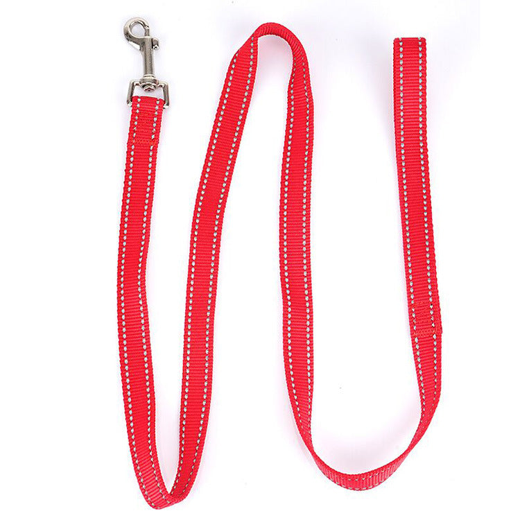 Outdoor Nylon Dog Leash With Reflective Elements