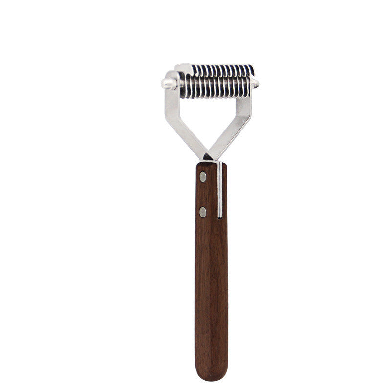 Wooden Dog Comb