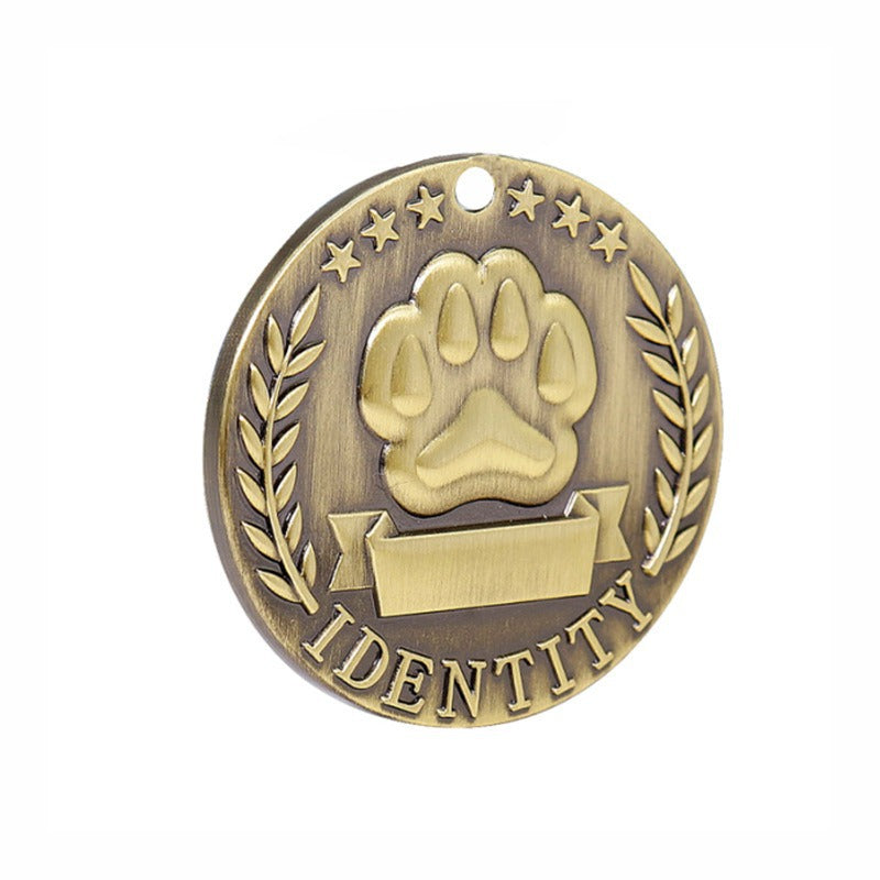 Dog ID Tag Engraved Nameplate Pendant