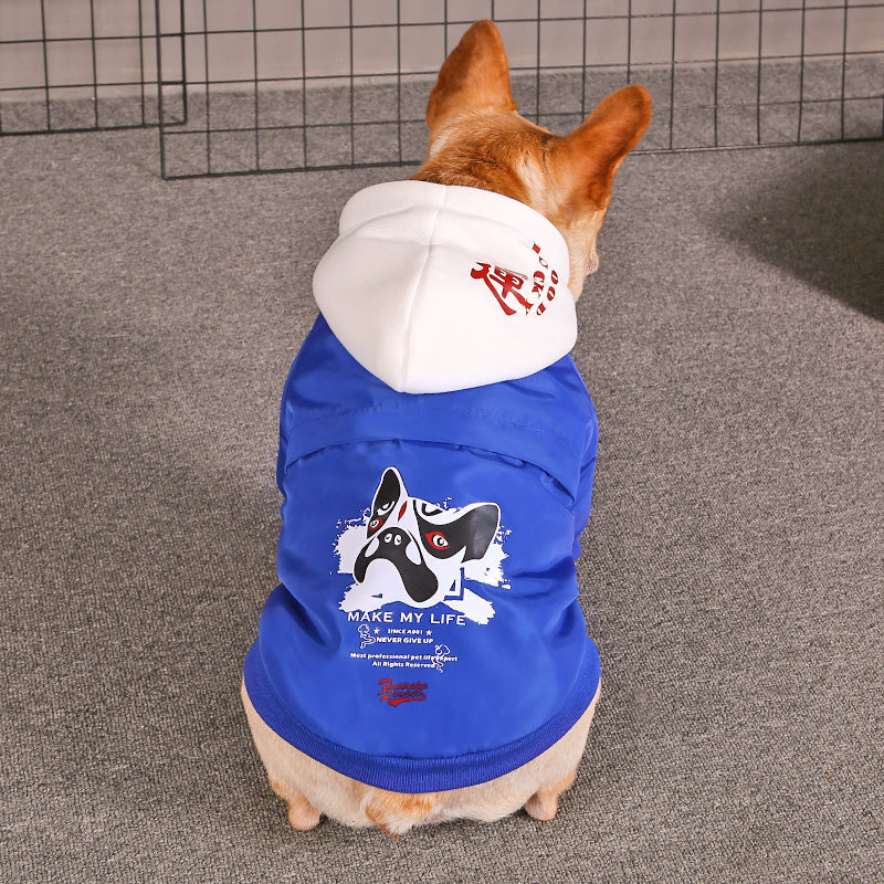 Autumn Winter Medium Corgi Dog Clothes