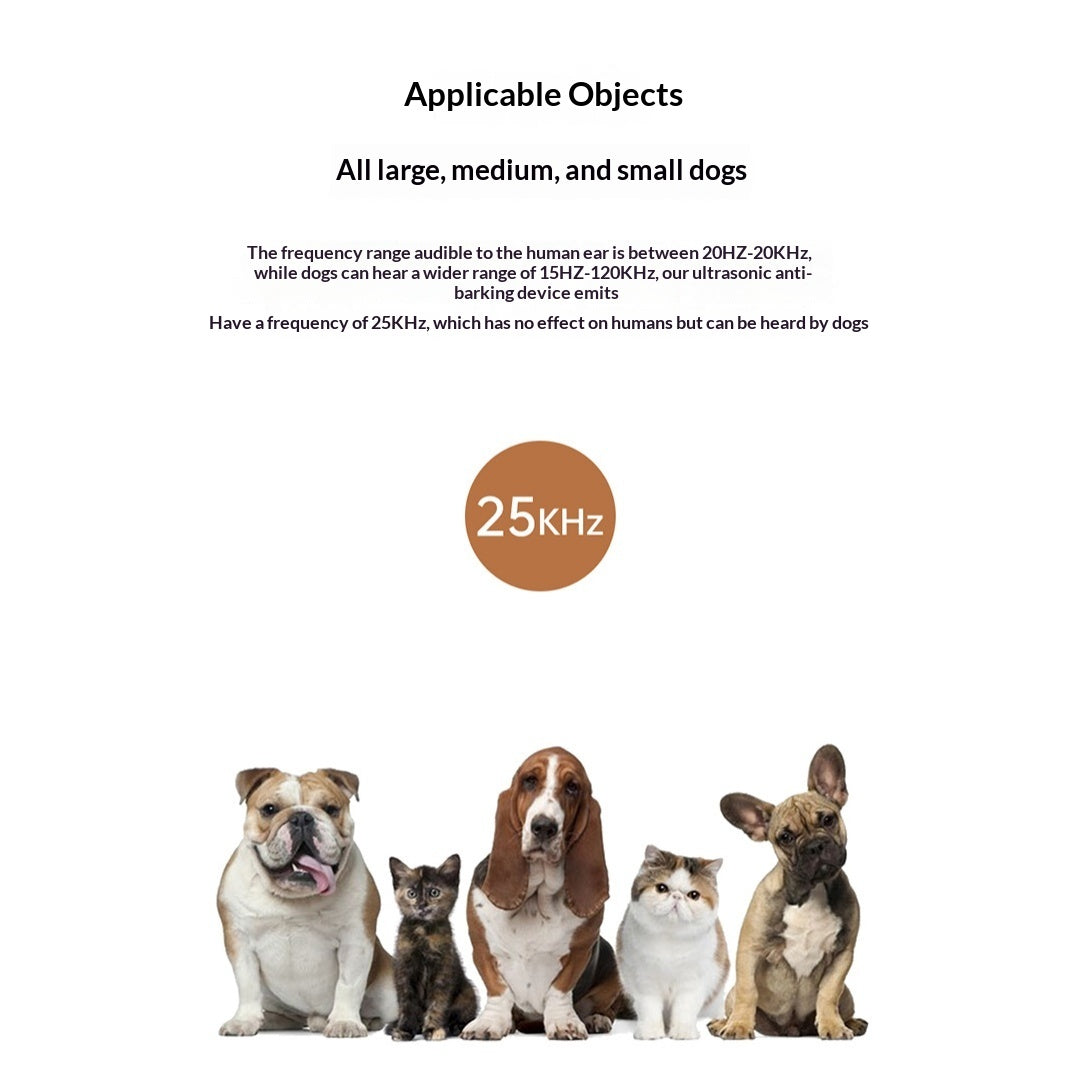 Portable Handheld Ultrasonic Anti-Bark Dog Training Repellent