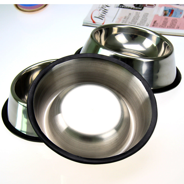 Non-Slip Stainless Steel Pet Bowls