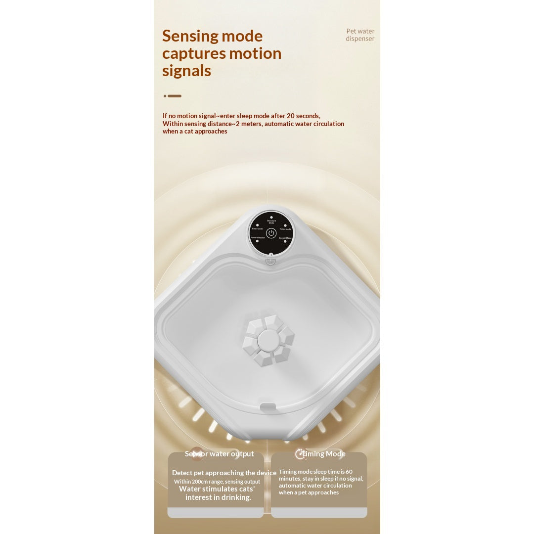 Automatic Circulating Filtered Pet Fountain