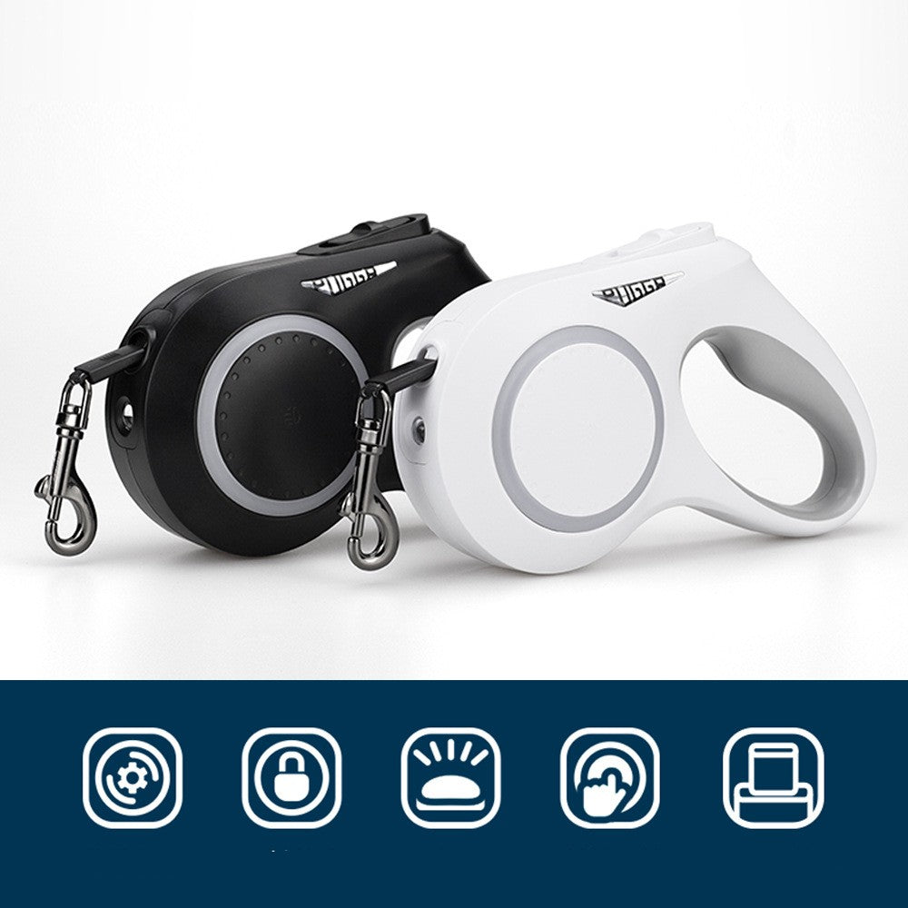 Automatic Telescopic Pet Leash With Lights